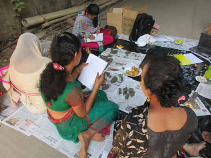 Collaborative Art Project _ Merging the hidden boundary (Letters from HUMAN to HUMAN) Place : Chittagong, Bangladesh _ 2016